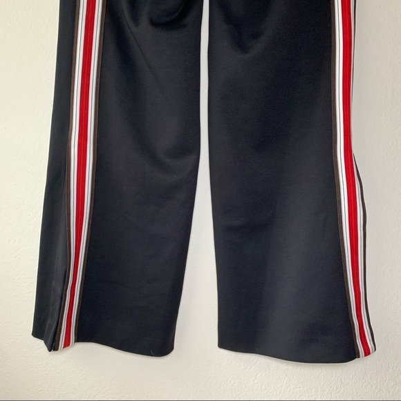 Akris Punto Marla Wide Leg Stripe Trouser Pants 10 - Picture 9 of 11